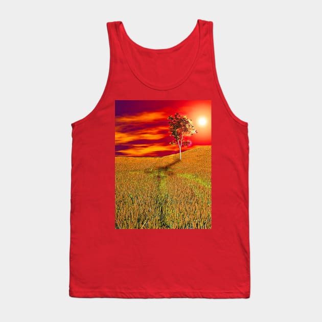 Sunset Tree Tank Top by danieljanda